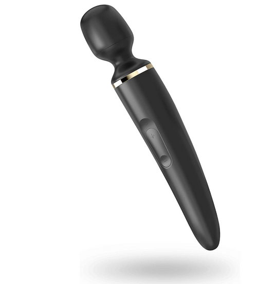 Masajeador Satisfyer Wand-Er Woman - Black/Gold Satisfyer Vibradores Juguete Sexuales Sex Shop Tienda para Adultos 930