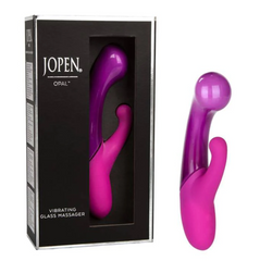 Vibrador sexual Opal Dual Vibrating Wand Massager- Purple Cake Sex Shop Juguetes Sexuales para Adultos