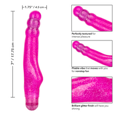 Vibrador Sparkle Radiant Ripple - Purple - Cake Sex Shop 2