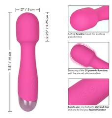 Masajeador Mini Miracle Massager Rechargeable - Pink - Cake Sex Shop 2