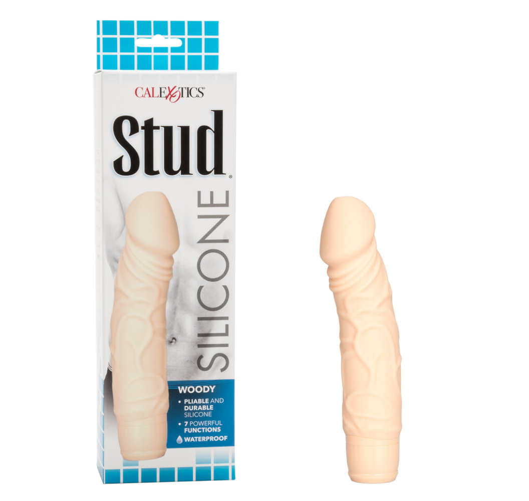 Dildo Silicone Stud Woody 6.5" - Ivory - Cake Sex Shop