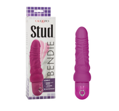 Dildo Bendie Stud Curvy 6.75" - Pink - Cake Sex Shop