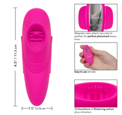 Vibrador Flicker Panty Teaser - Pink Calexotics Vibradores Juguete Sexuales Sex Shop Tienda para Adultos