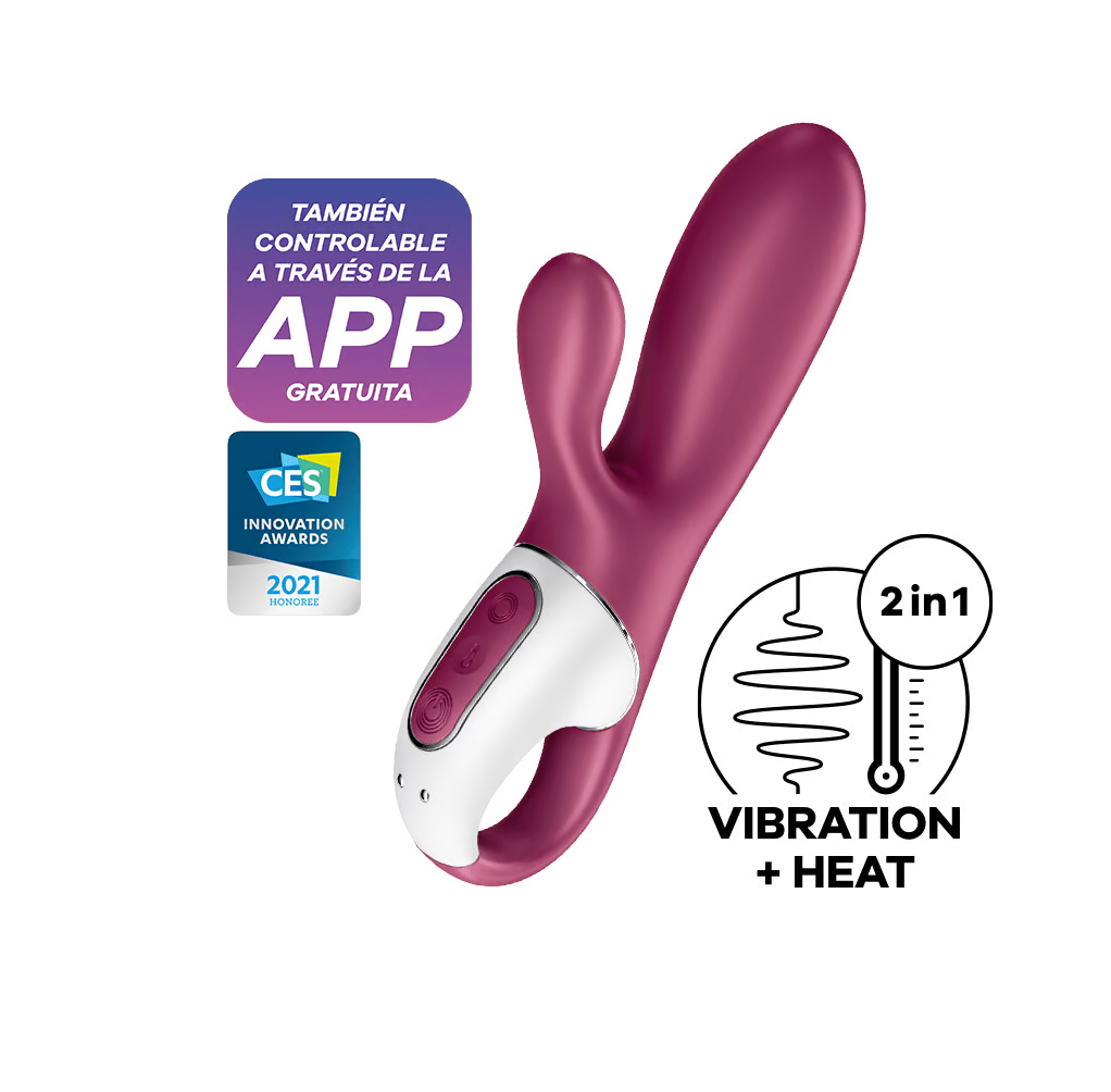 Vibrador Satisfyer Hot Bunny Satisfyer Vibradores Juguete Sexuales Sex Shop Tienda para Adultos