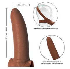 Dildo Original Accommodator 5"- Brown - Cake Sex Shop 2