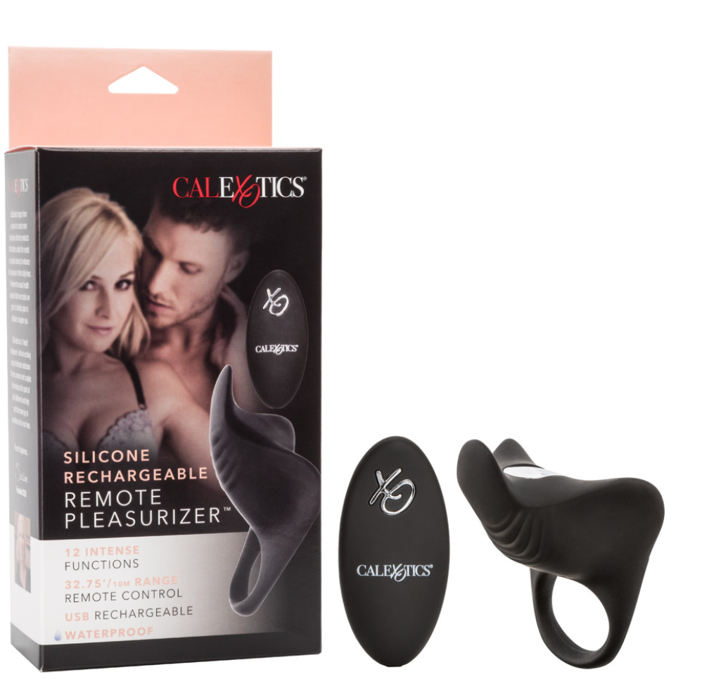 Anillo Silicone Rechargeable Remote Pleasurizer Calexotics Anillos Juguete Sexuales Sex Shop Tienda para Adultos