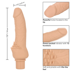 Dildo Rechargeable Power Stud Cliterrific 7.5" -Ivory - Cake Sex Shop 2