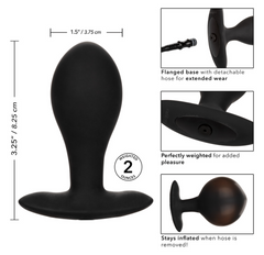 Plug Anal Large Weighted Silicone Inflatable Plug