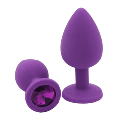 Plug Seamless Purple Mediano - Cake Sex Shop