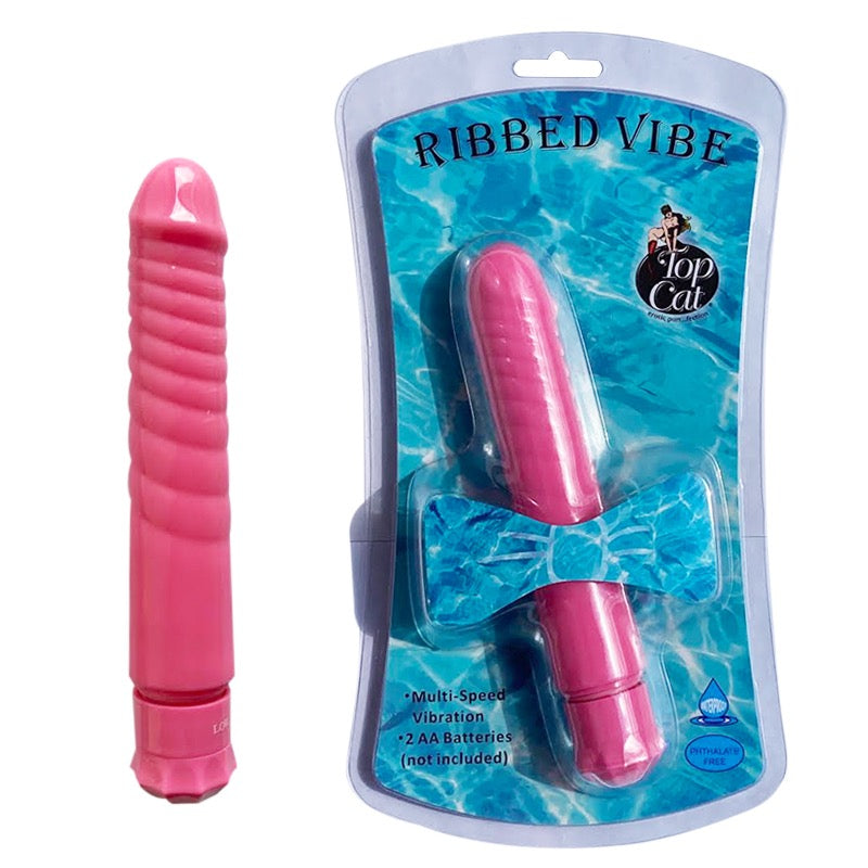 Vibrador Ribbed Vibe-Pink - Cake Sex Shop