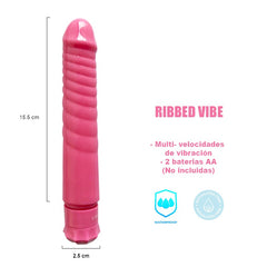 Vibrador Ribbed Vibe-Pink - Cake Sex Shop 2