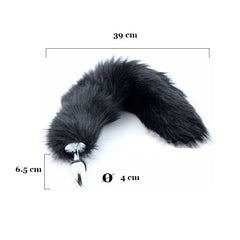 Colita Fox Tail Plug black - Cake Sex Shop