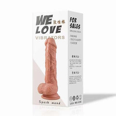 Dildo Consolador Vibrador sexual Sparks 8" Cake Sex Shop Juguetes Sexuales para Adultos