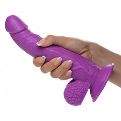 Dildo Pop Peckers 7.5" with Balls - Purple Kinky Toys Dildos Juguete Sexuales Sex Shop Tienda para Adultos