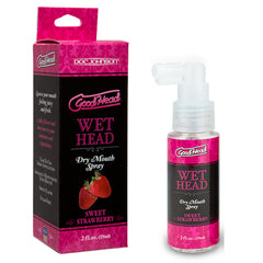 Goodhead Wet Head Dry Mouth Spray Sweet Strawberry 2 Oz - Cake Sex Shop