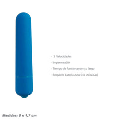 Vibrador Extended Breeze 3.5 In. Pb 3 Speed-Teal BMS Factory Vibradores Juguete Sexuales Sex Shop Tienda para Adultos