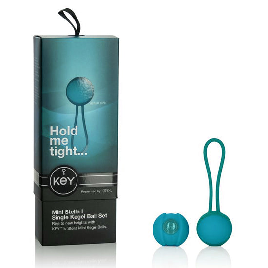 Kegel Key Mini Stella I Single Kegel Ball Set Green Calexotics Kegel Juguete Sexuales Sex Shop Tienda para Adultos