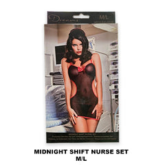 Disfraz Midnight Shift Nurse Set Baci M/L Cake Sex Shop Juguetes Sexuales para Adultos