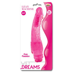 Dildo Consolador Wet Dreams - Lean Machine  6.5"- Magenta Cake Sex Shop Juguetes Sexuales para Adultos