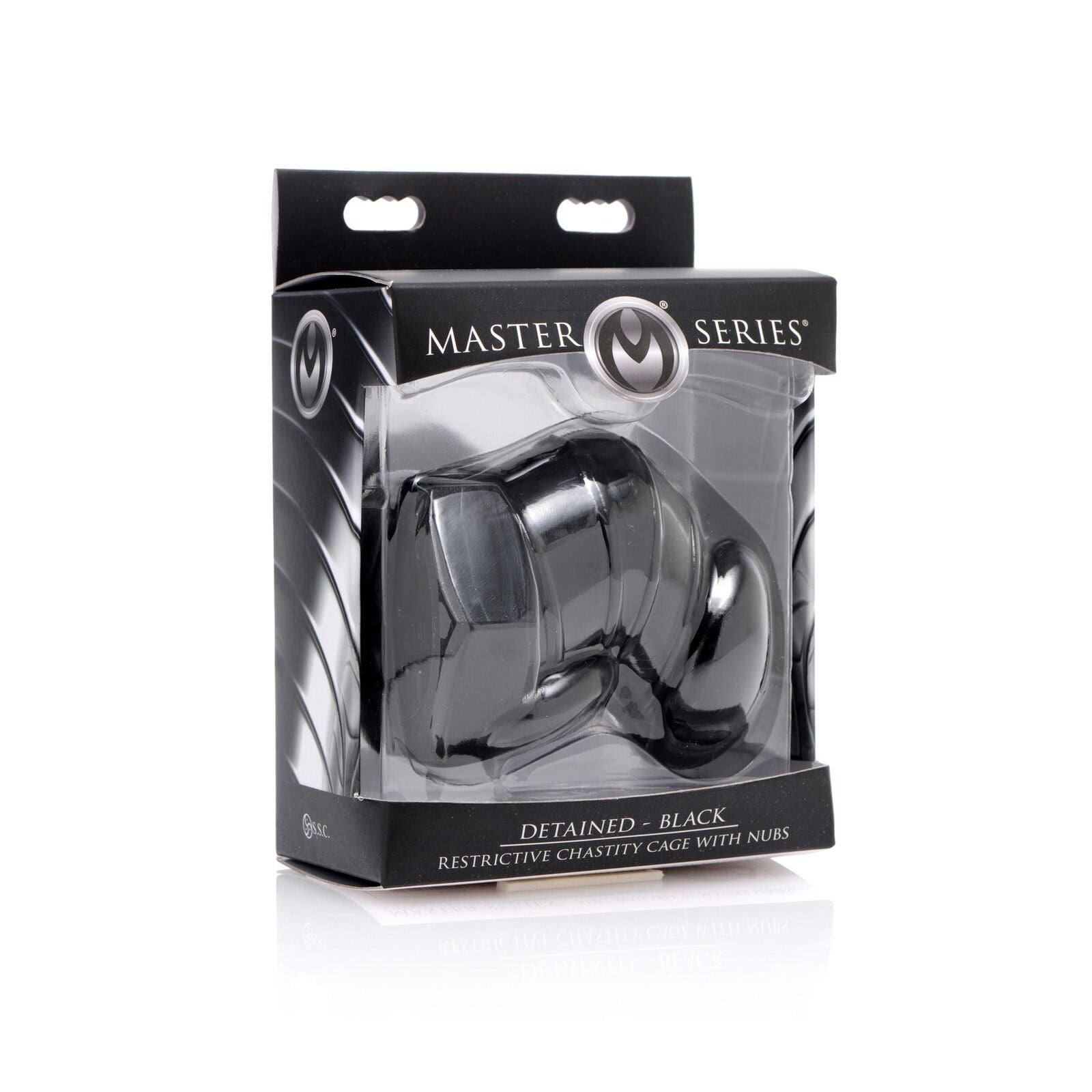 Jaula Detained Chastity Cage Black - Cake Sex Shop