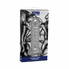 Funda Textured Girth Enhancer -Clear - Cake Sex Shop 2