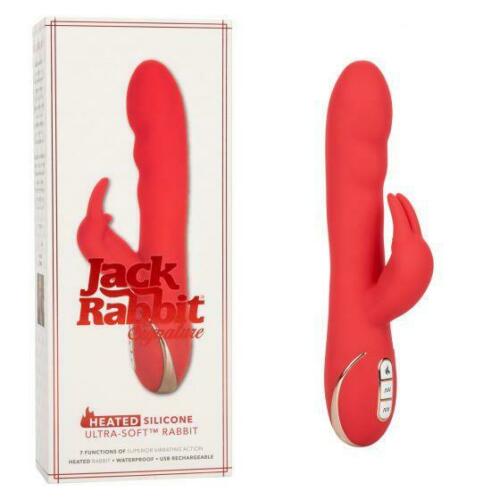 Vibrador sexual Jack Rabbit Signature Heated Silicone Ultra Soft Cake Sex Shop Juguetes Sexuales para Adultos