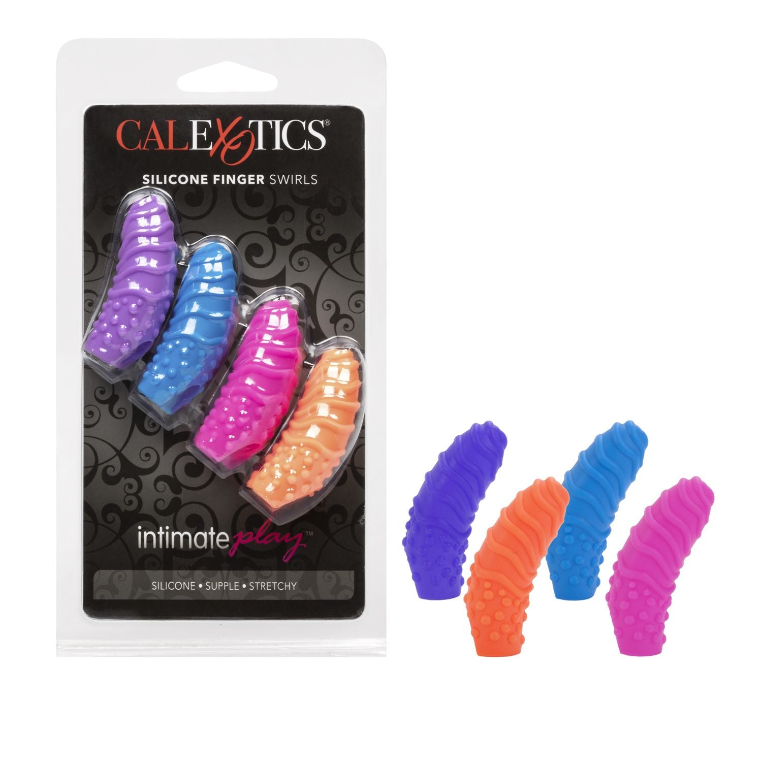 Set Intimate Play Silicone Finger Swirls Cake Sex Shop Juguetes Sexuales para Adultos