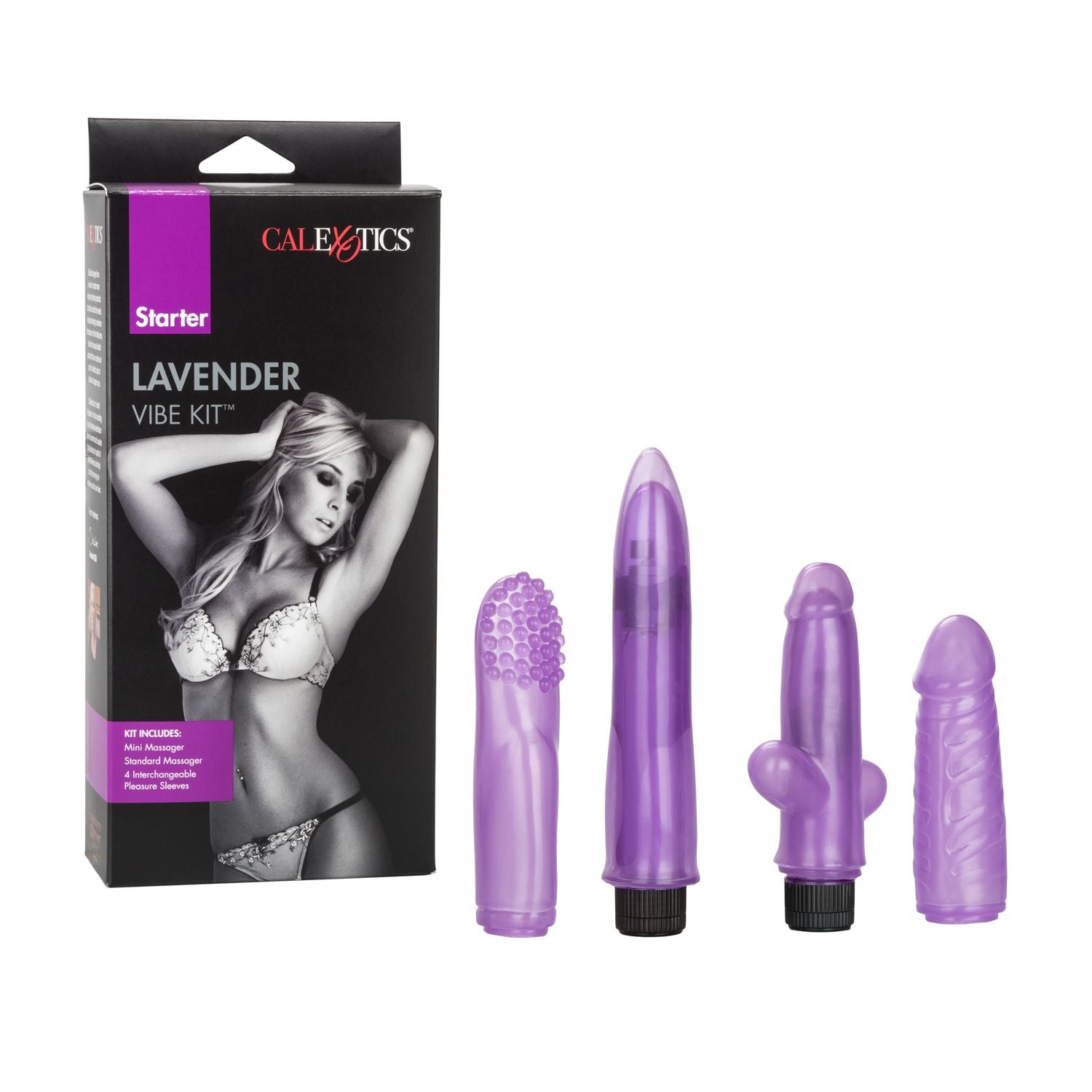 Set Vibrador sexual Starter Lavender Vibe Kit Cake Sex Shop Juguetes Sexuales para Adultos