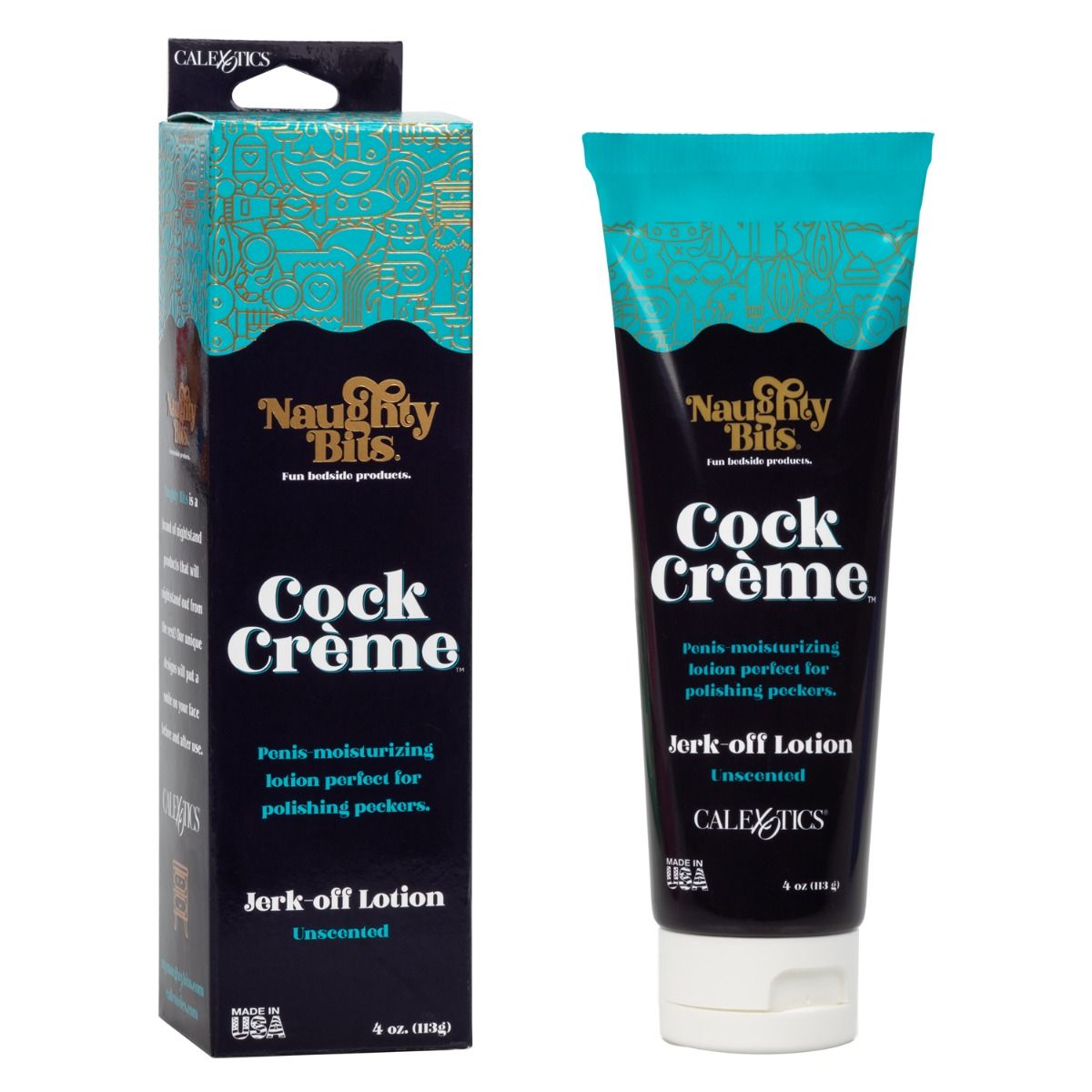 Lubricante Naughty Bits Cock Creme Calexotics Aceites y Lubricantes Juguete Sexuales Sex Shop Tienda para Adultos